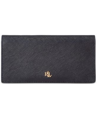 Lauren Ralph Lauren - Crosshatch Leather Slim Wallet