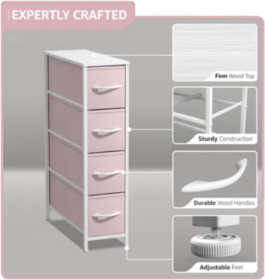 Narrow 4 Drawers Dresser