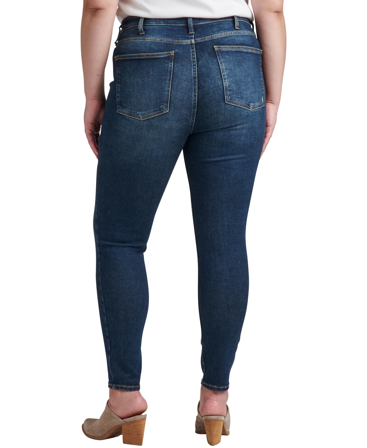 Silver Jeans Co. Women's Infinite Fit One Size Fits Four High Rise Skinny Jeans