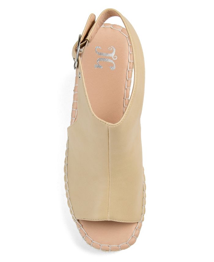 Journee collection crew espadrille hotsell wedge sandal
