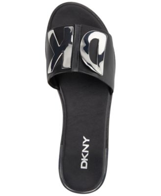 dkny women's waltz flat sandals