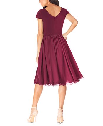 Dress the Population Corey Fit Flare Dress Macy s