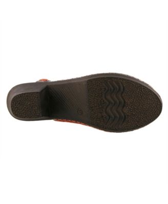 Women's DORIDAY Floral Slingback Peep-Toe Sandals