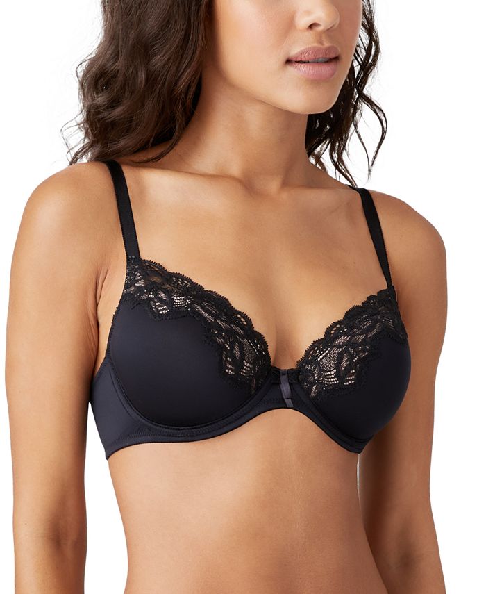b.tempt'd by Wacoal Women's Undisclothed Lace Contour Bra, Night, 32B at   Women's Clothing store