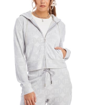 Grey juicy couture hoodie best sale