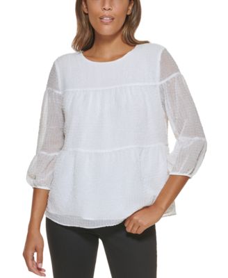 macy's calvin klein ladies tops