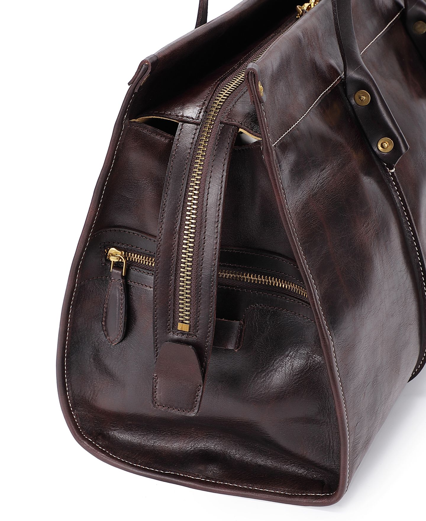 Женская сумка OLD TREND Genuine Leather Spring Hill Duffel, цвет: Коричневый — фото 7