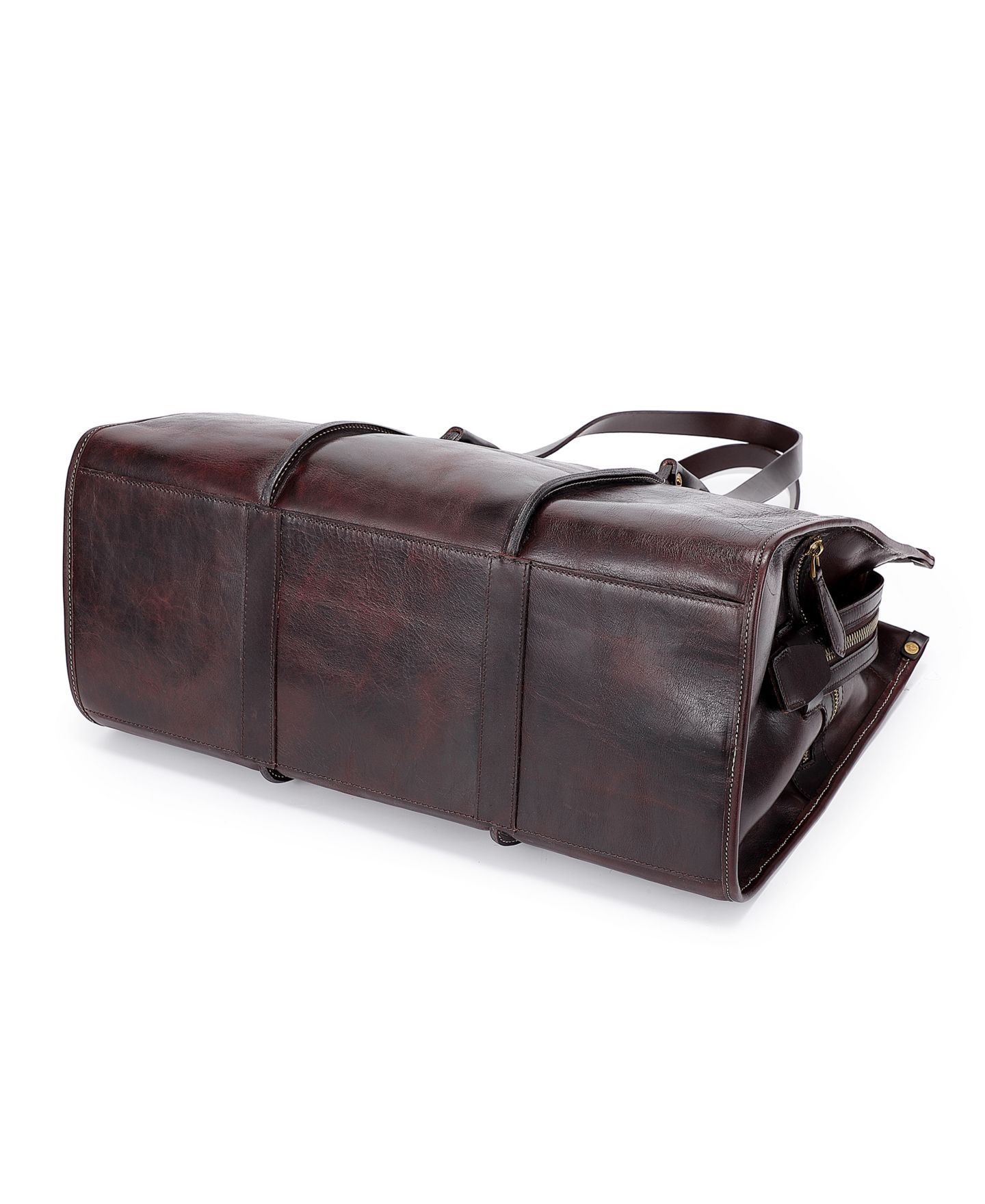 Женская сумка OLD TREND Genuine Leather Spring Hill Duffel, цвет: Коричневый — фото 12
