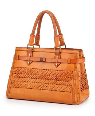 Women's Genuine Leather Lantana Satchel Bag