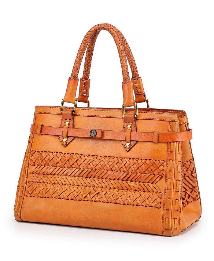 OLD TREND Women's Genuine Leather Lantana Satchel Bag & Reviews ...