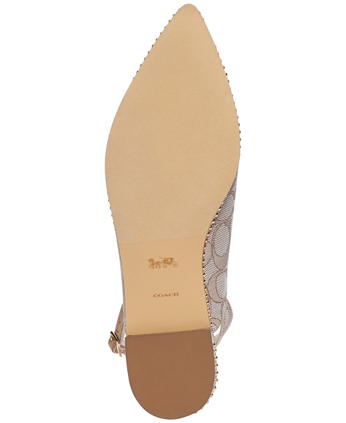 COACH Women's Vae Slingback Flats & Reviews Flats Shoes Macy's