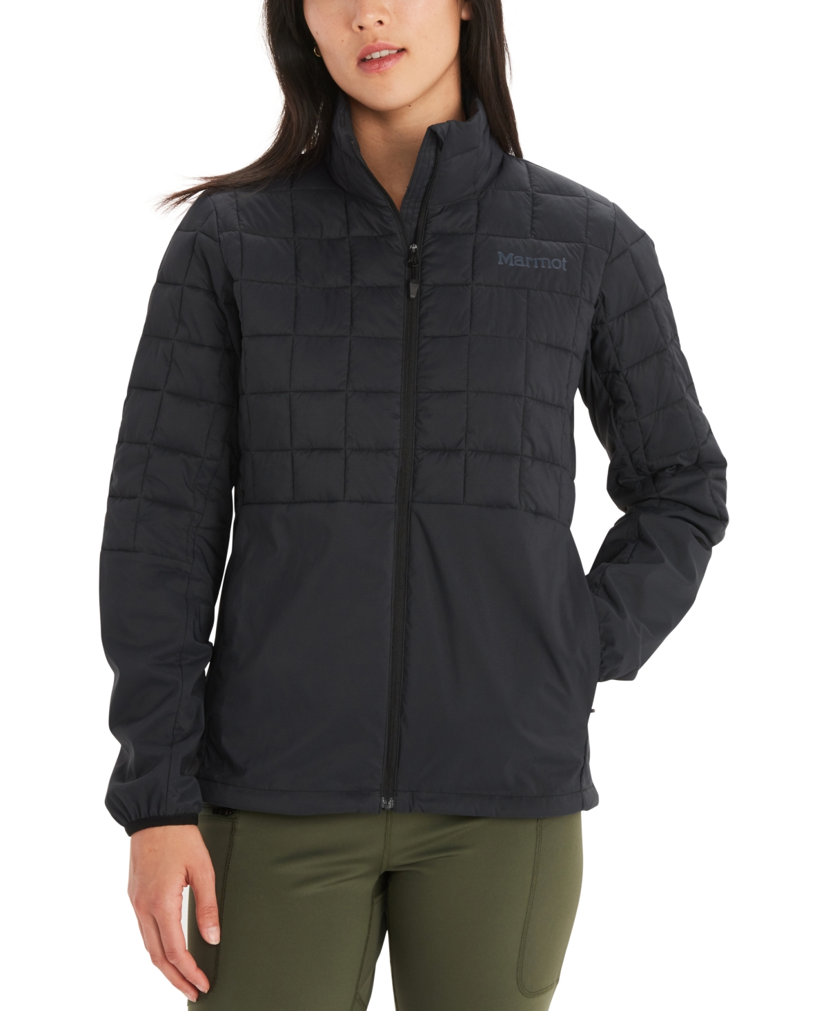 Marmot Women's Echo Featherless Hybrid Jacket In Black ModeSens