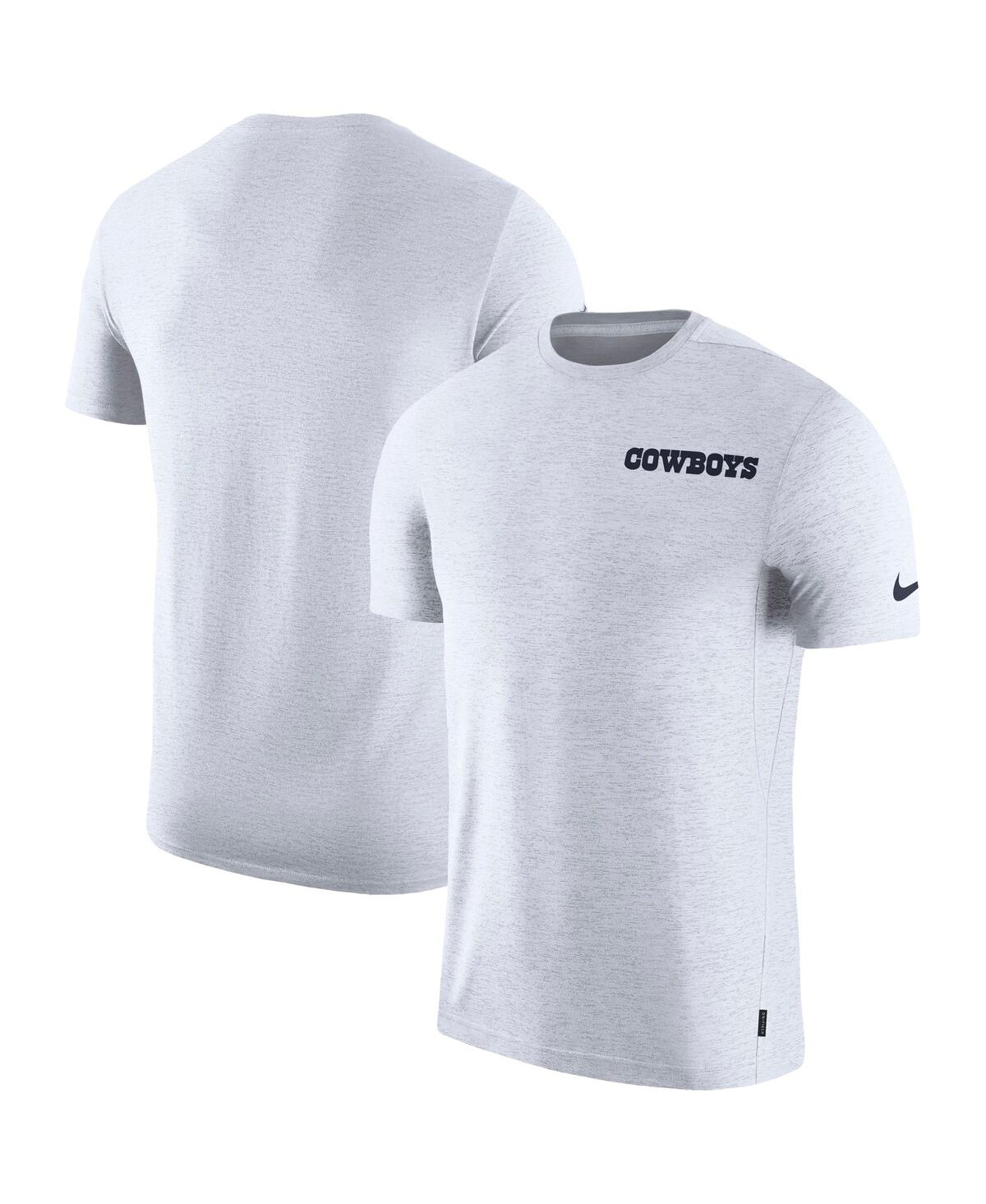Dallas Cowboys Nike Sideline Coaches Uv Performance T-shirt - White