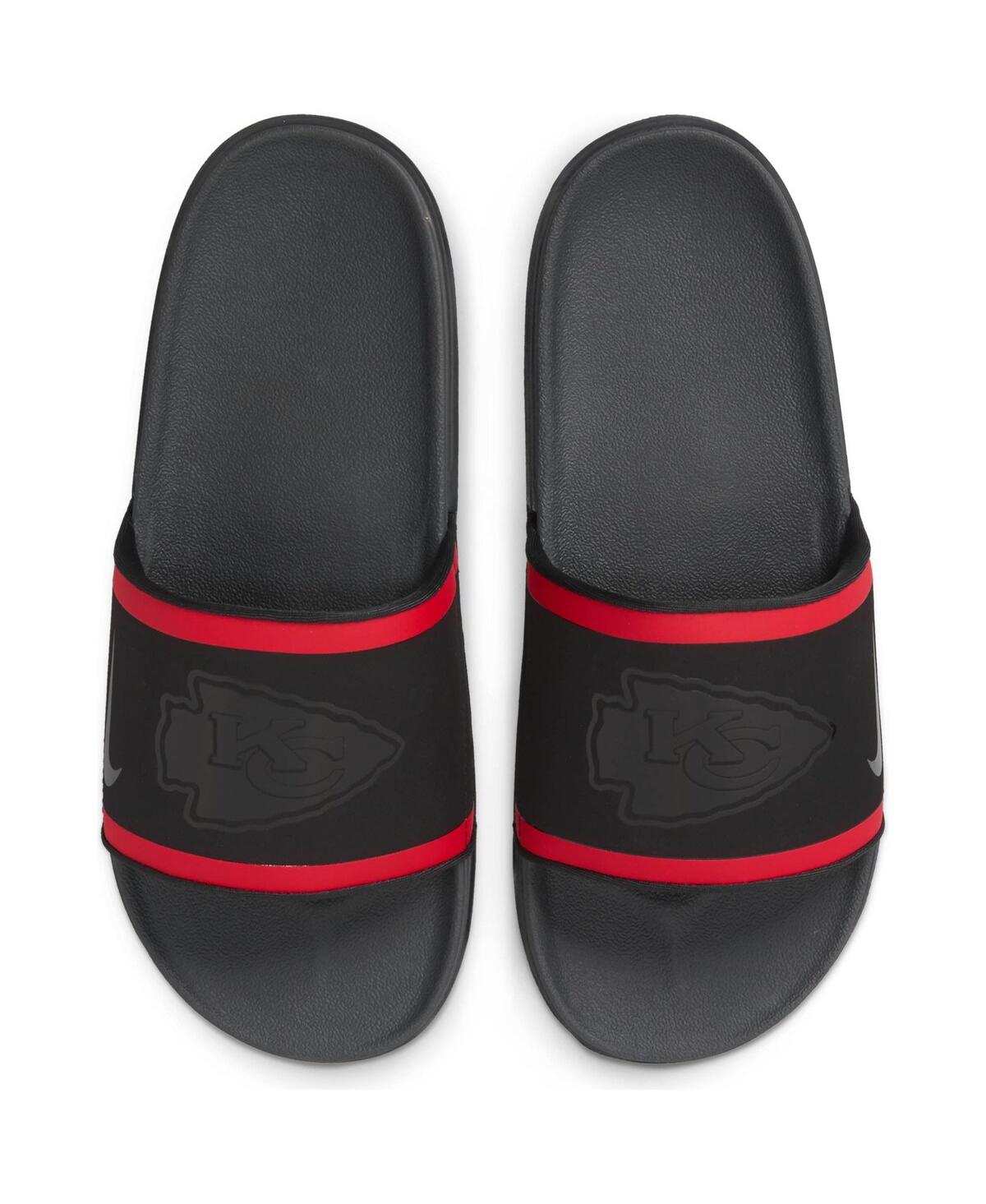 Nike Men #39 s Kansas City Chiefs Team Off court Slide Sandals In Black