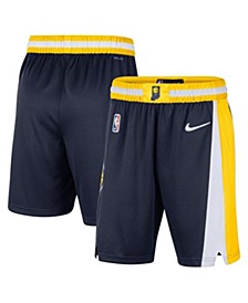 Men's Navy and Gold Indiana Pacers 2021/22 City Edition Swingman Shorts