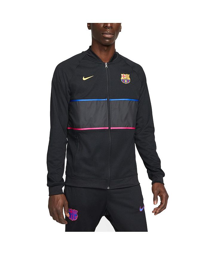 Nike Men's Black Barcelona I96 Anthem Raglan FullZip Jacket Macy's