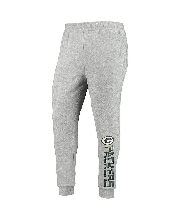 Msx By Michael Strahan Mens Heathered Gray Green Bay Packers Jogger Pants Macys 