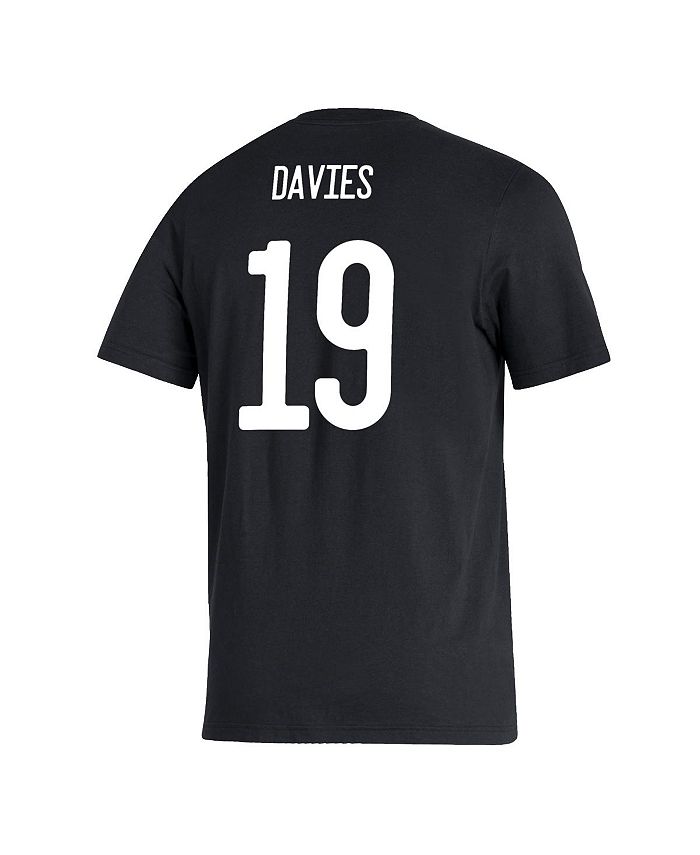 adidas Men's Alphonso Davies Black Bayern Munich Amplifier Name and ...