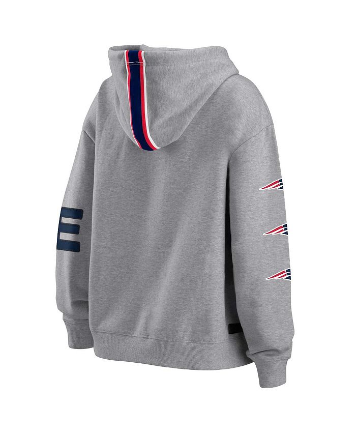 New England Patriots Nike Sideline Team Performance Full-Zip Hoodie - Gray