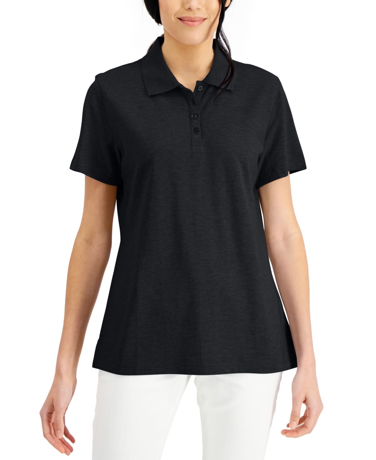 Cotton Short Sleeve Polo Shirt, Created for Macy's - New Red Amore