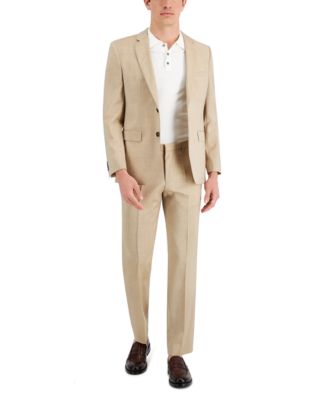 Shop Hugo By  Boss Mens Modern Fit Solid Suit Separates In Light Blue