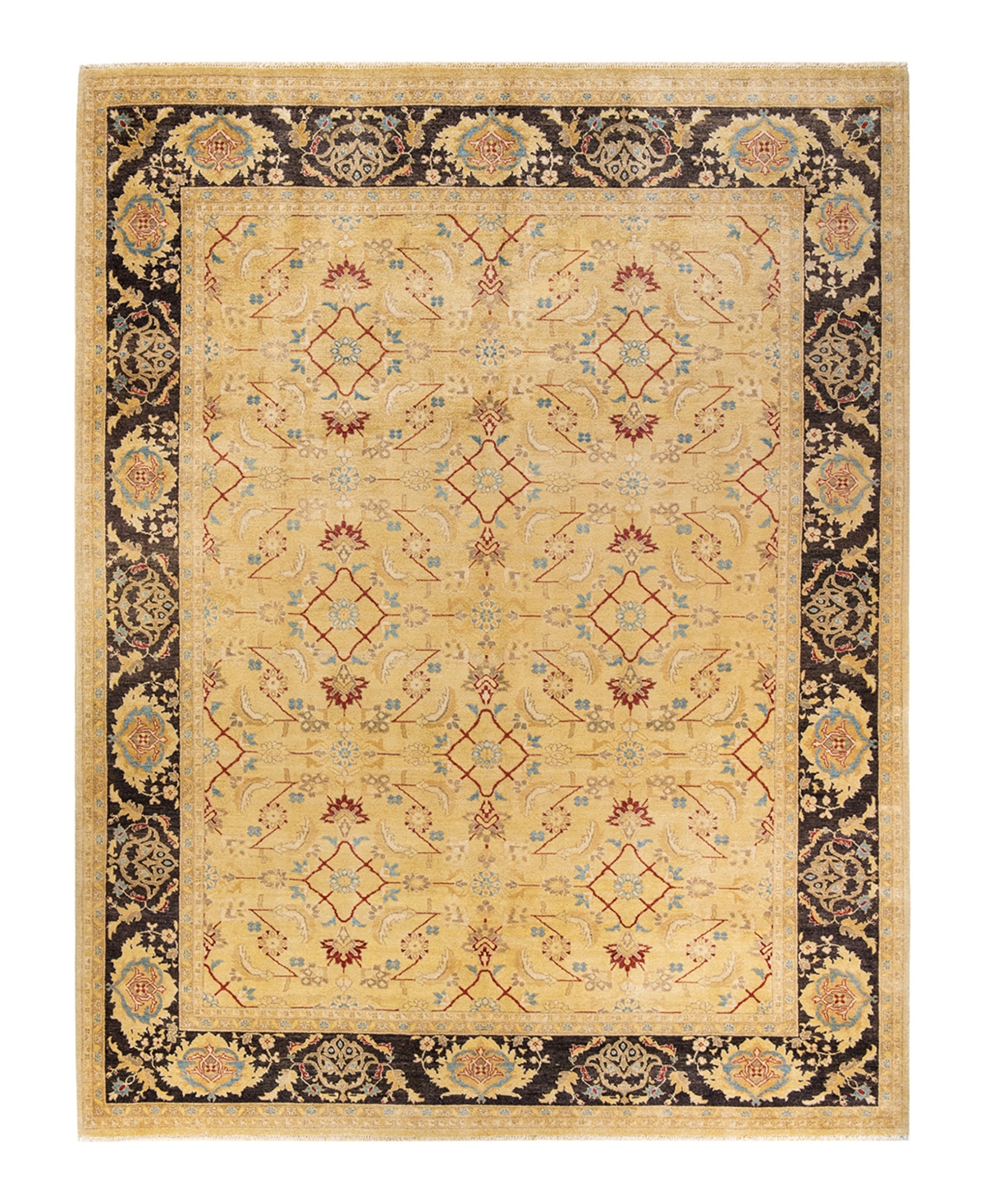 Closeout! Adorn Hand Woven Rugs Eclectic M14002 9'3in x 11'10in Area Rug - Green
