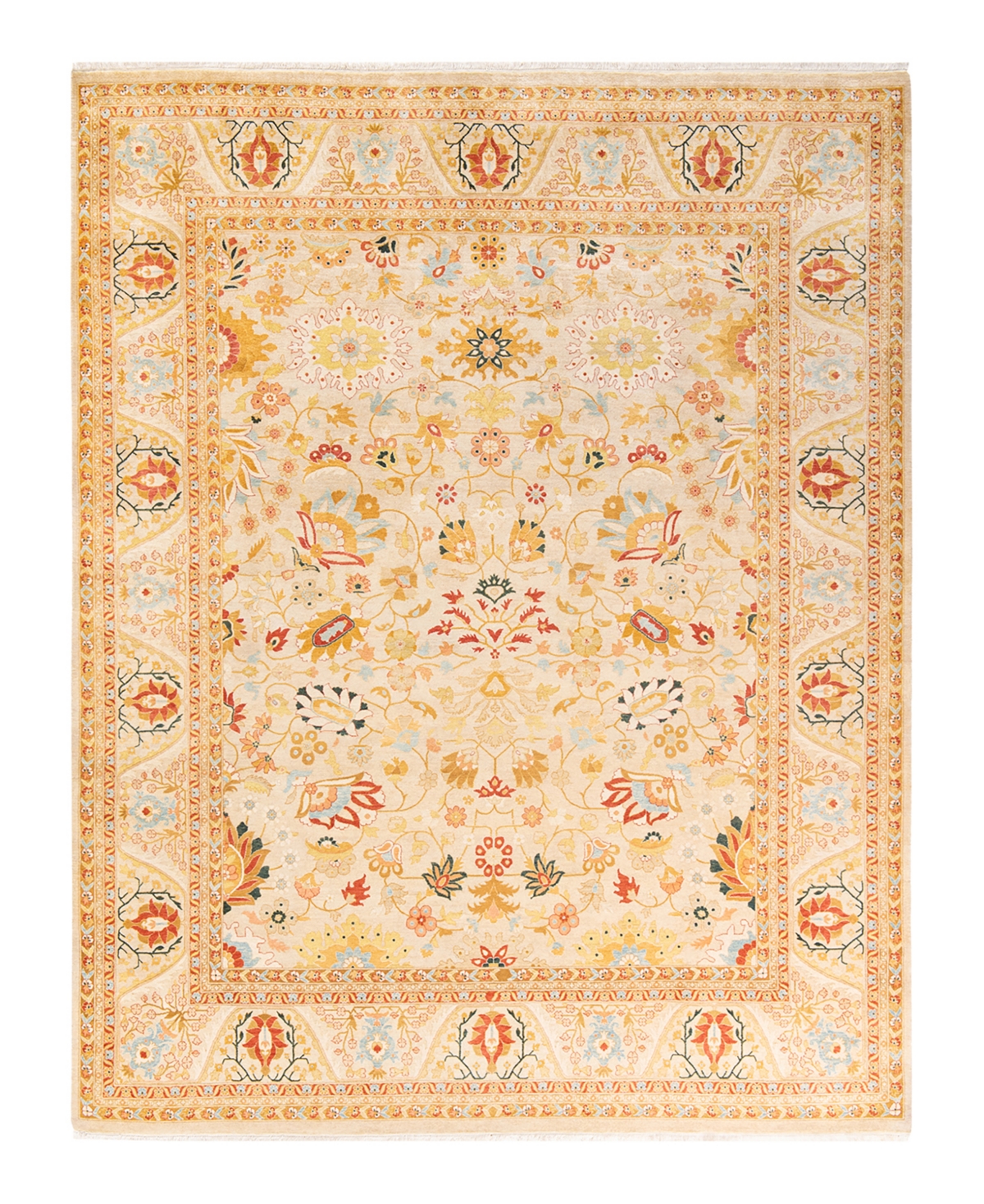 Closeout! Adorn Hand Woven Rugs Mogul M16050 8'1in x 10'5in Area Rug - Ivory