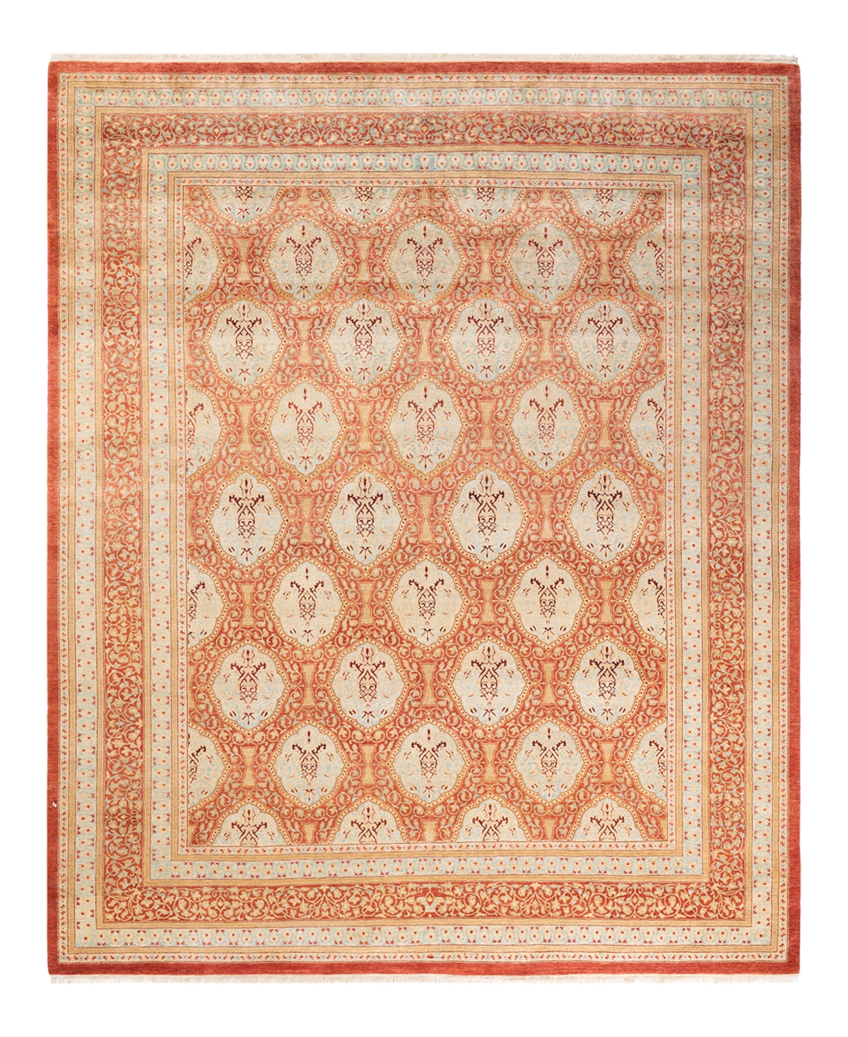Closeout! Adorn Hand Woven Rugs Mogul M160221 8'5in x 10'4in Area Rug - Orange