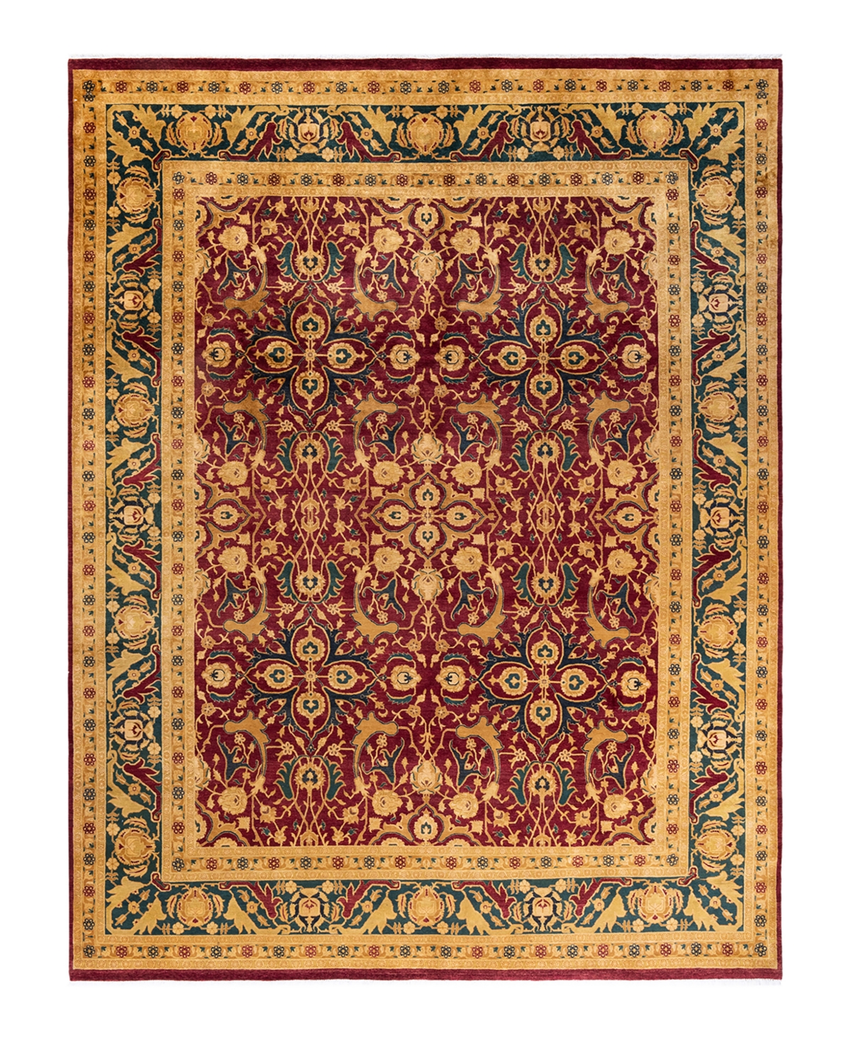 Closeout! Adorn Hand Woven Rugs Mogul M1359 9'1in x 12'1in Area Rug - Red