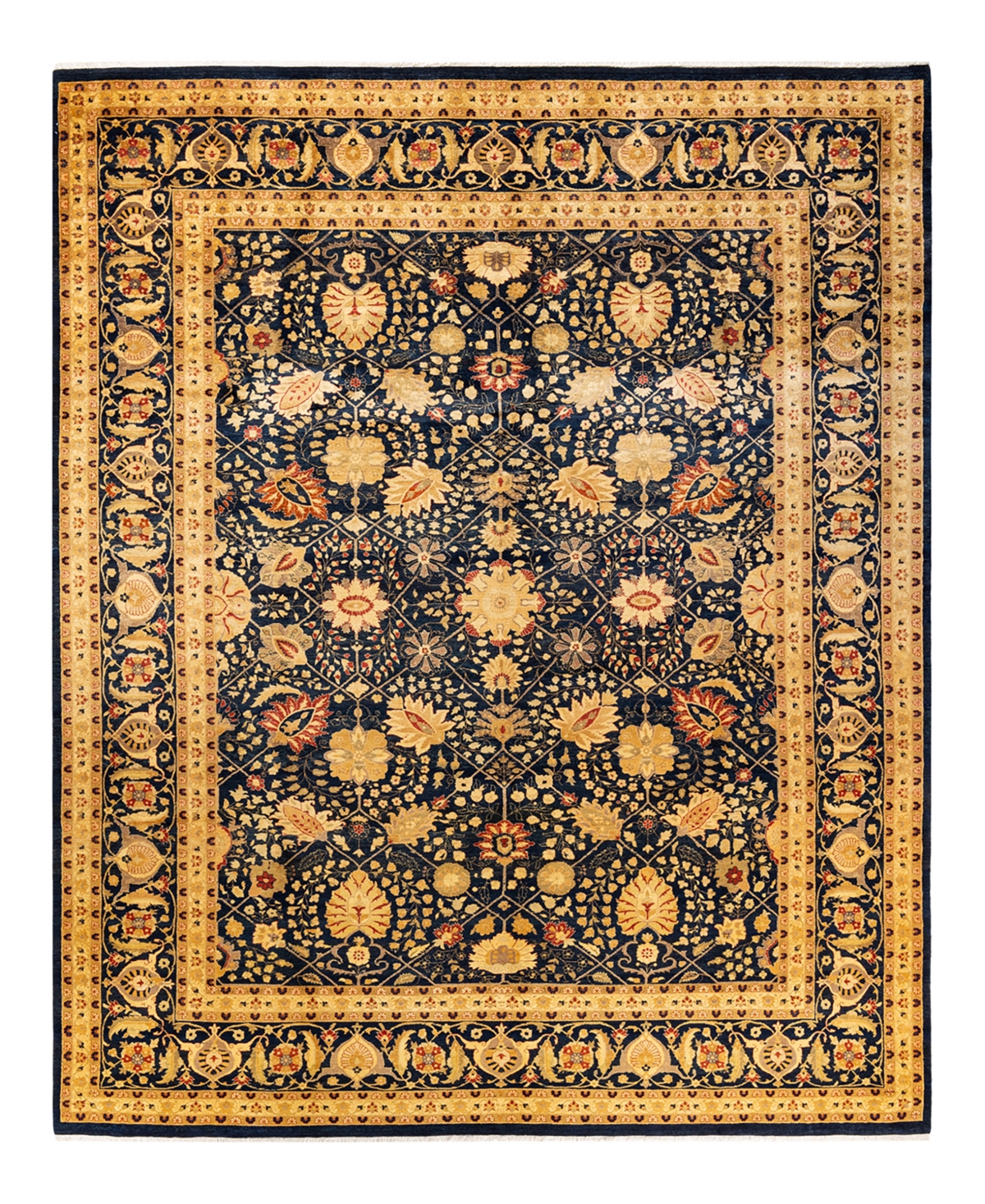 Closeout! Adorn Hand Woven Rugs Mogul M14224 9'1in x 11'6in Area Rug - Blue