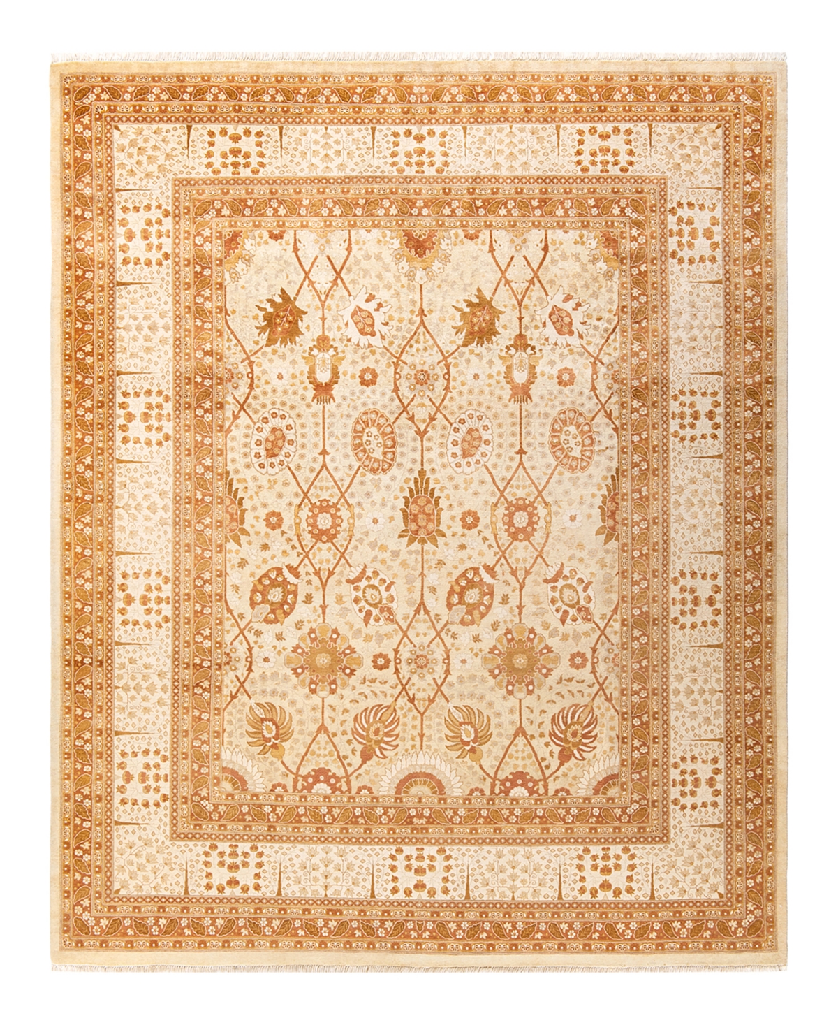 Closeout! Adorn Hand Woven Rugs Mogul M14050 8'2in x 10'4in Area Rug - Ivory
