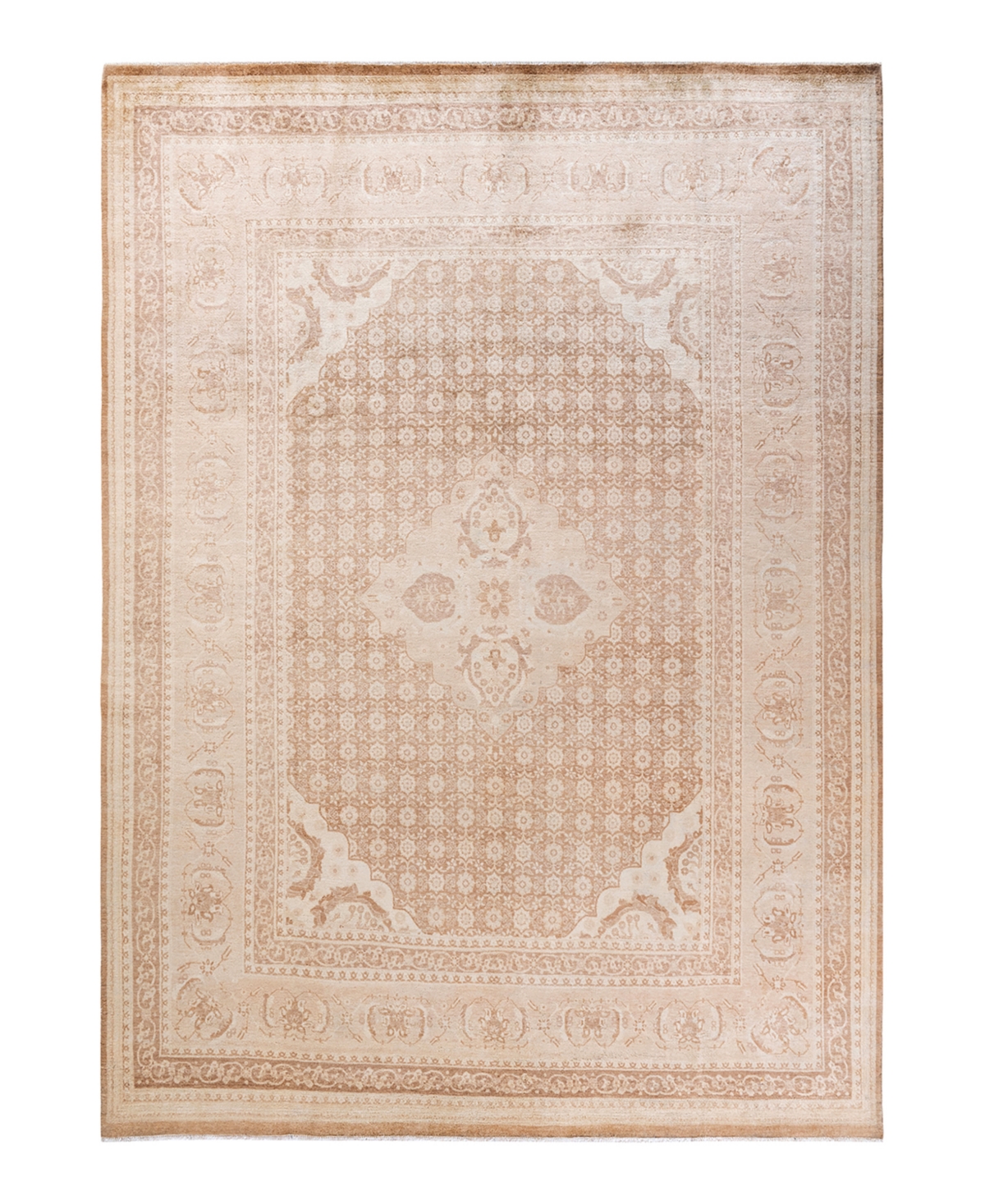 Closeout! Adorn Hand Woven Rugs Mogul M1752 7'10in x 9'8in Area Rug - Beige
