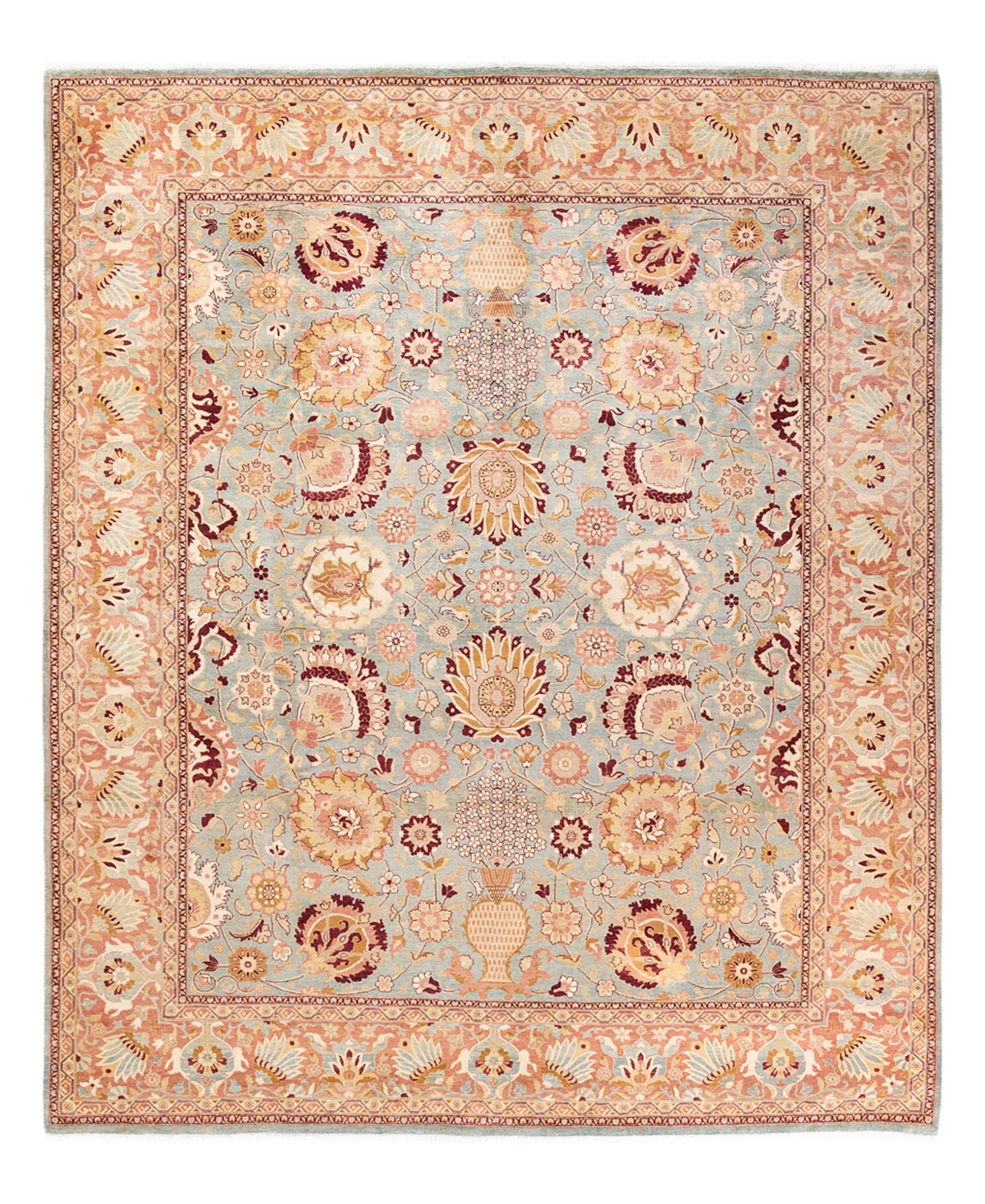 Closeout! Adorn Hand Woven Rugs Mogul M118128 8'2in x 9'10in Area Rug - Mist