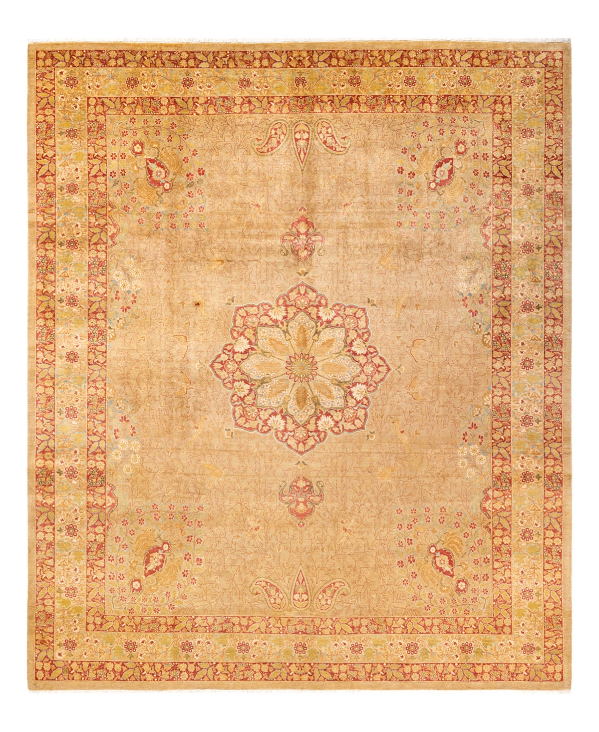 Closeout! Adorn Hand Woven Rugs Mogul M13958 8'4in x 10'1in Area Rug - Yellow