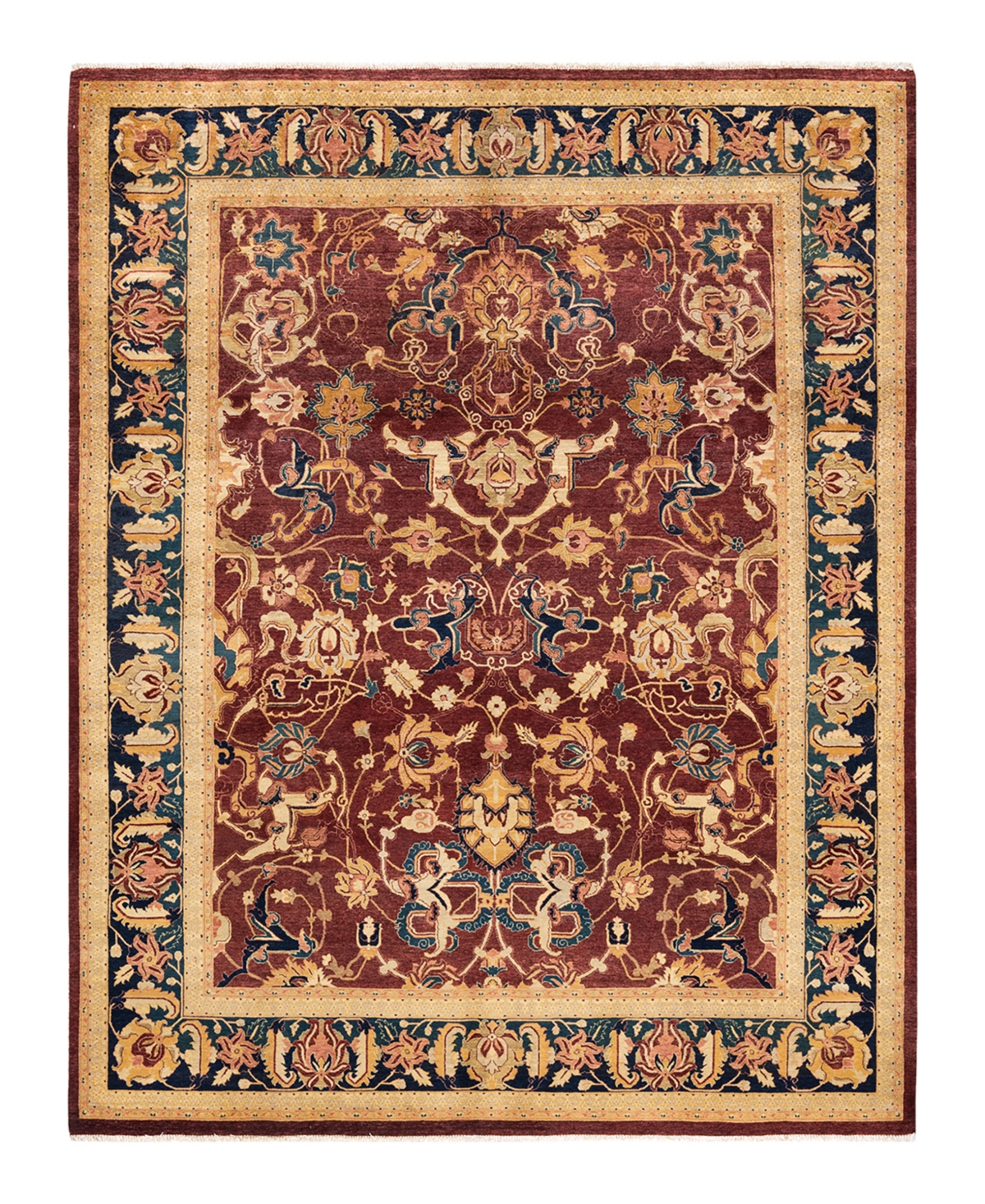 Closeout! Adorn Hand Woven Rugs Mogul M1440 7'10in x 10'4in Area Rug - Red