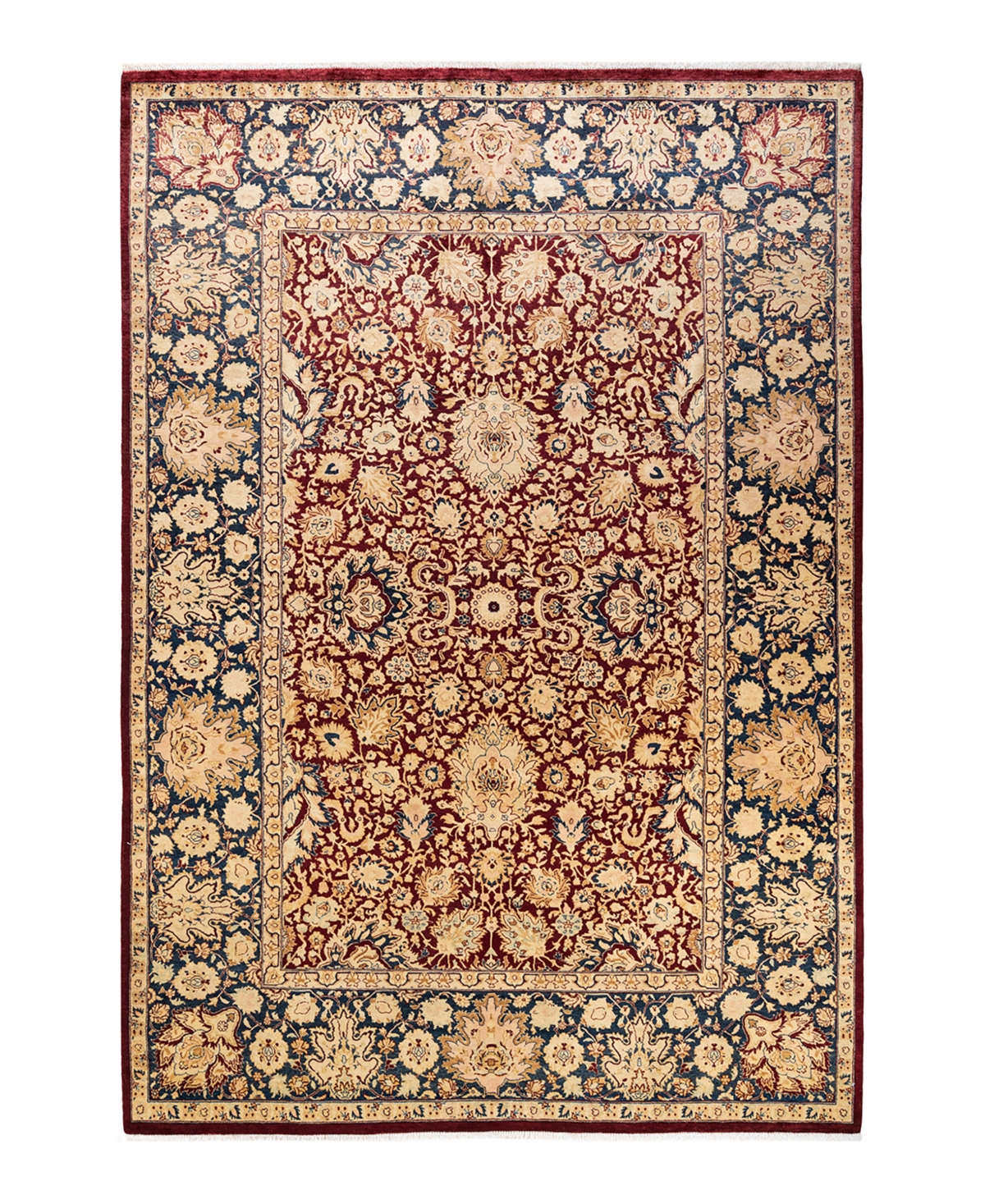 Closeout! Adorn Hand Woven Rugs Mogul M1029 6'1in x 8'10in Area Rug - Red