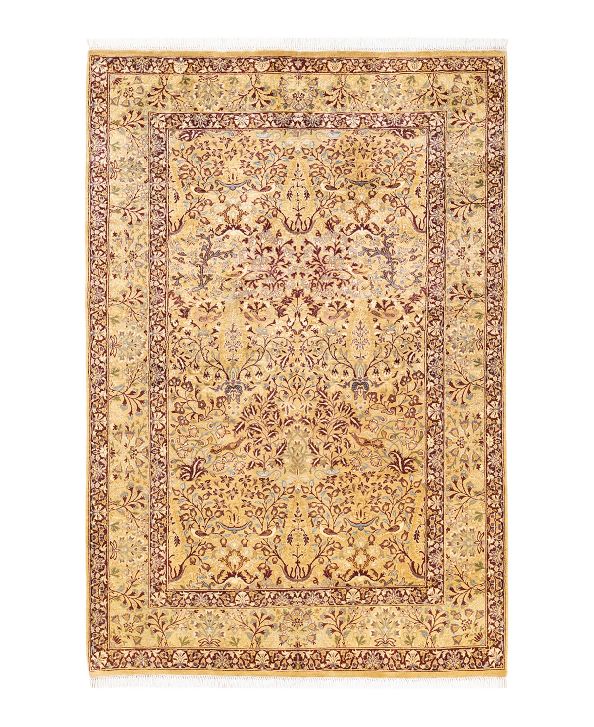 Closeout! Adorn Hand Woven Rugs Mogul M14954A 4'7in x 6'10in Area Rug - Yellow