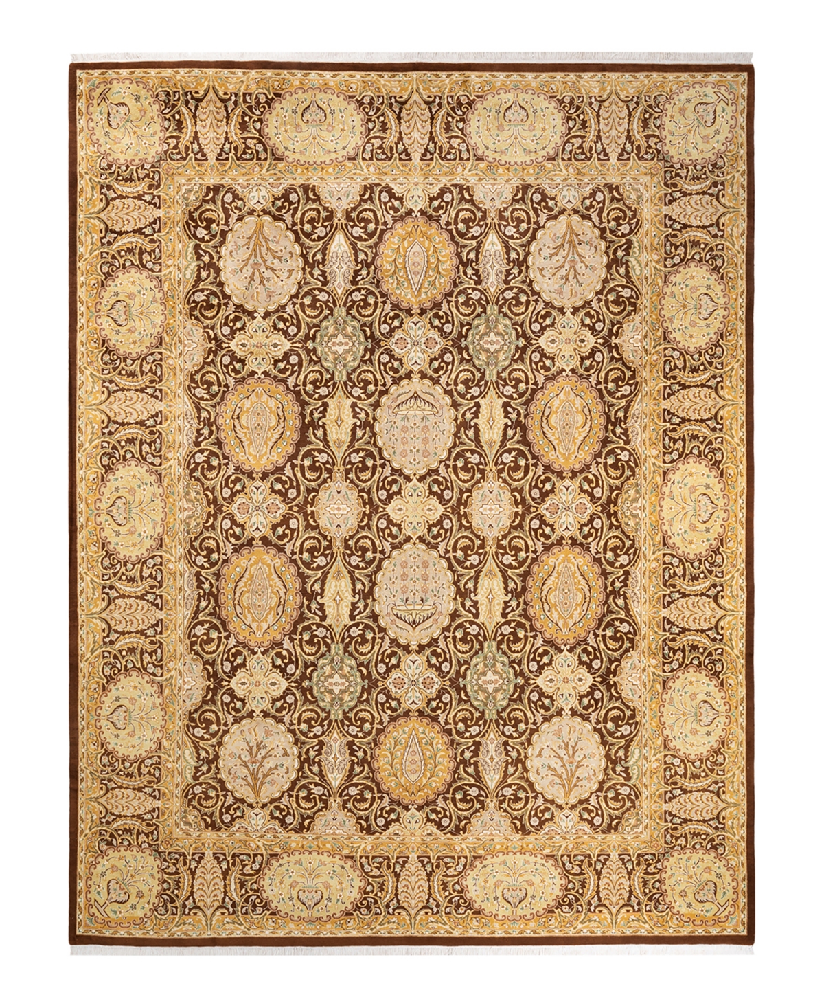 Closeout! Adorn Hand Woven Rugs Mogul M158222 8' x 10'5in Area Rug - Brown