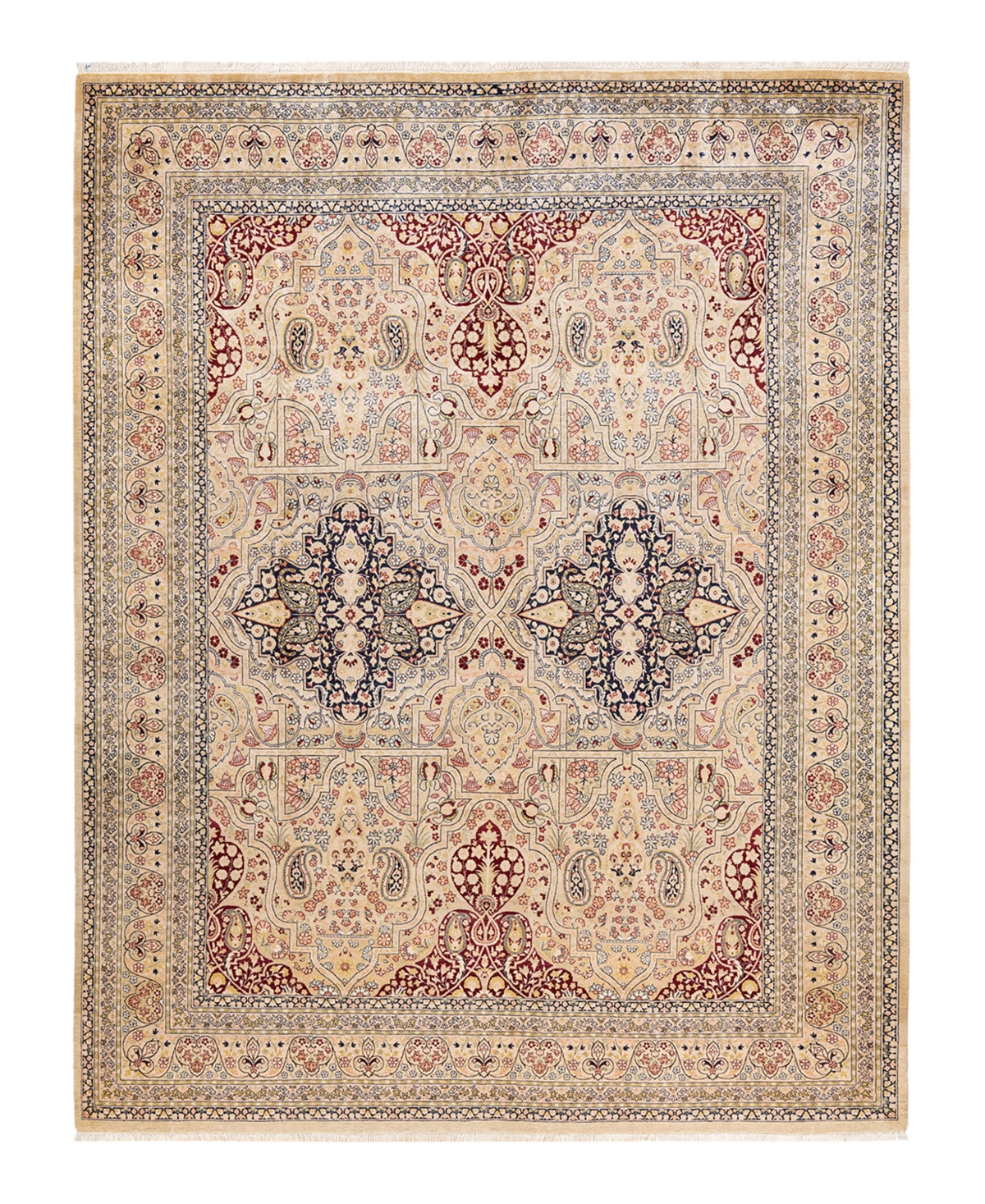 Closeout! Adorn Hand Woven Rugs Mogul M128576 8'1in x 10'6in Area Rug - Ivory