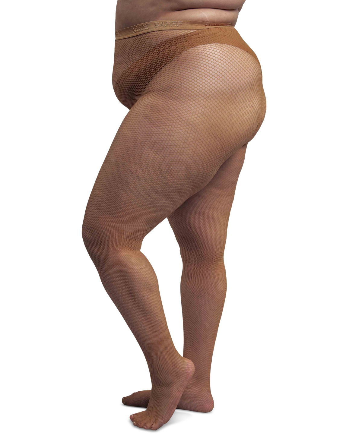 Nude Barre Fishnet Tights In Brown