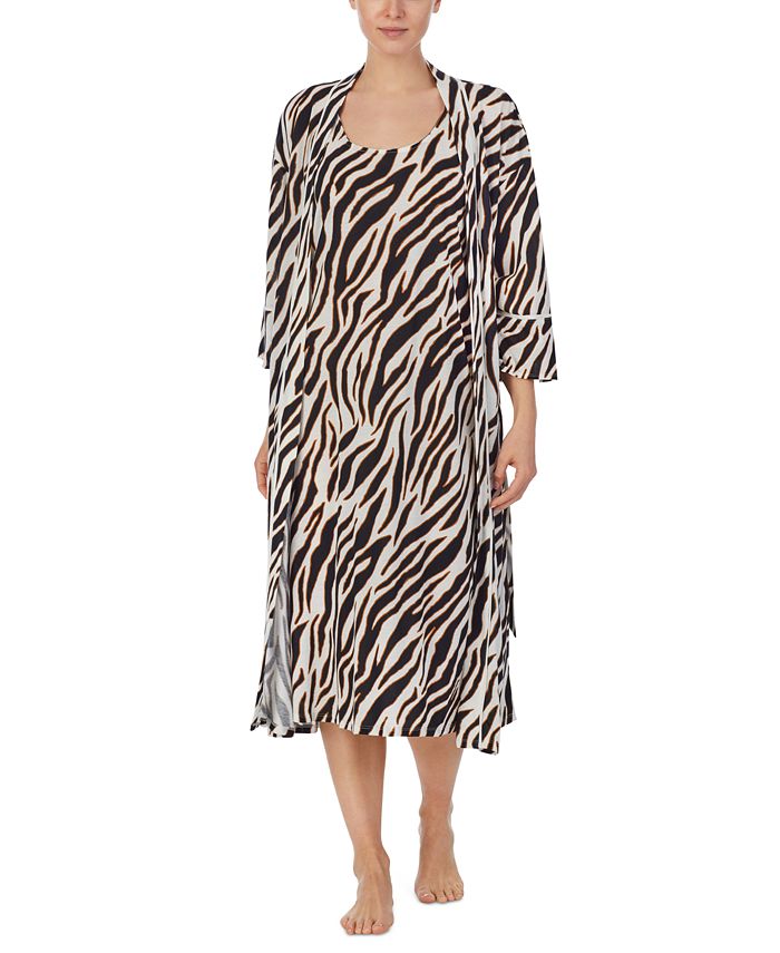 Refinery29 Women's Printed Long Wrap Robe Macy's