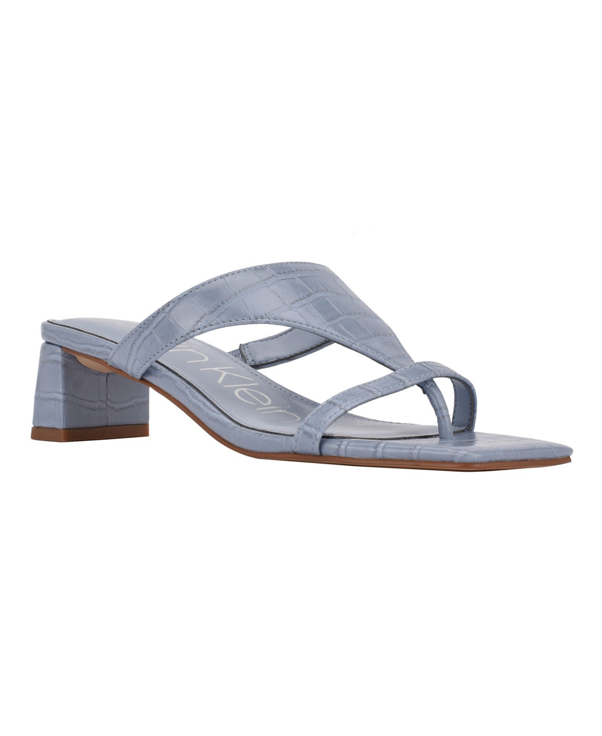 Calvin Klein Women's Jared High Heel Thong Sandals Women's Shoes In