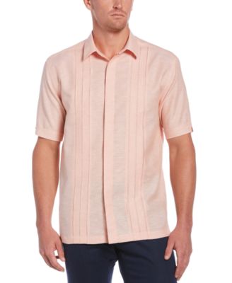 Cubavera Men's Cross-Dye Linen Shirt 
