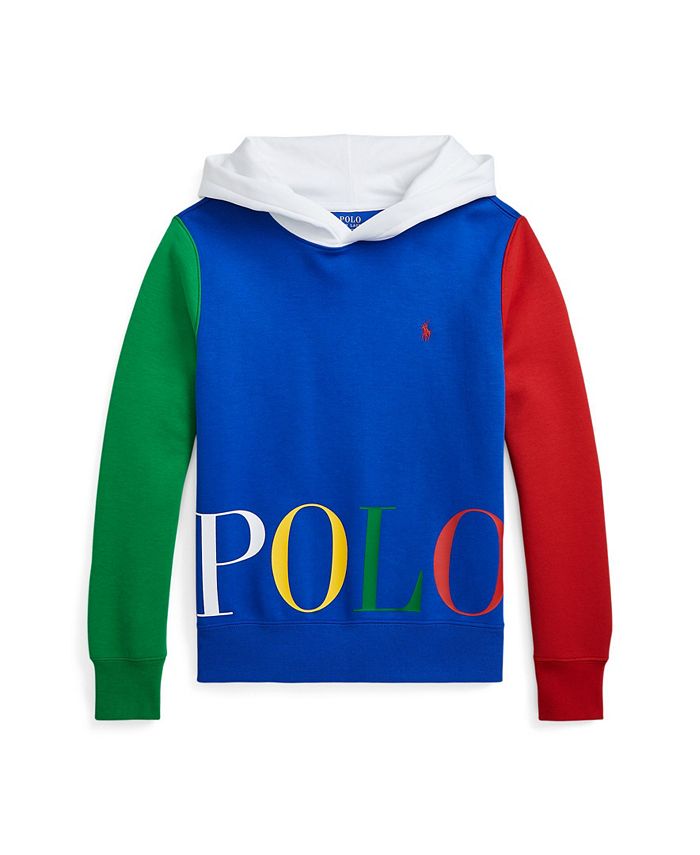 Polo logo 2025 double knit hoodie