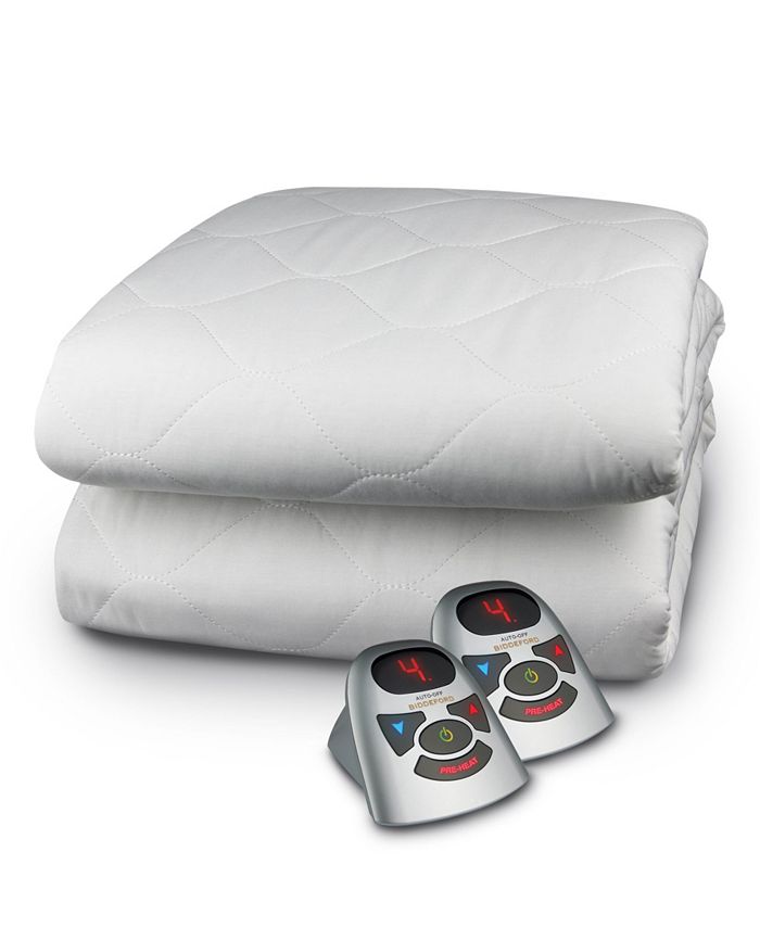 Biddeford Quilted 6 Ounce Electric Mattress Pad with Digital