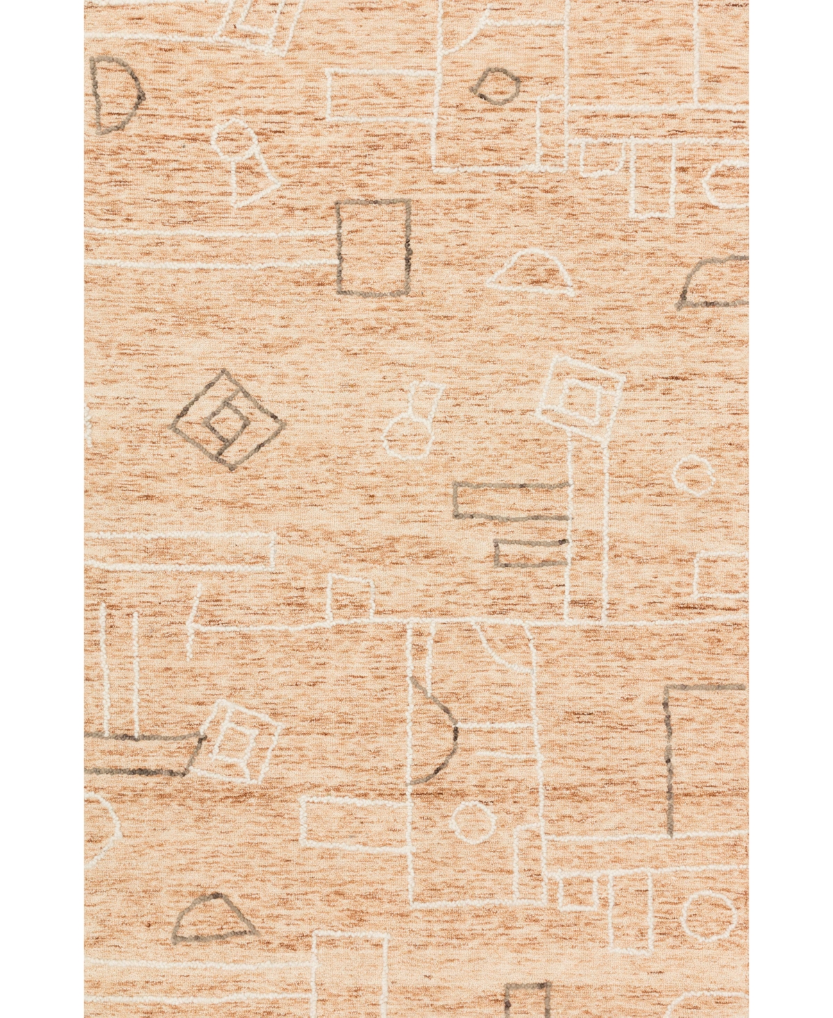 Justina Blakeney Leela Lee-05 8'6in x 12' Area Rug - Terracotta
