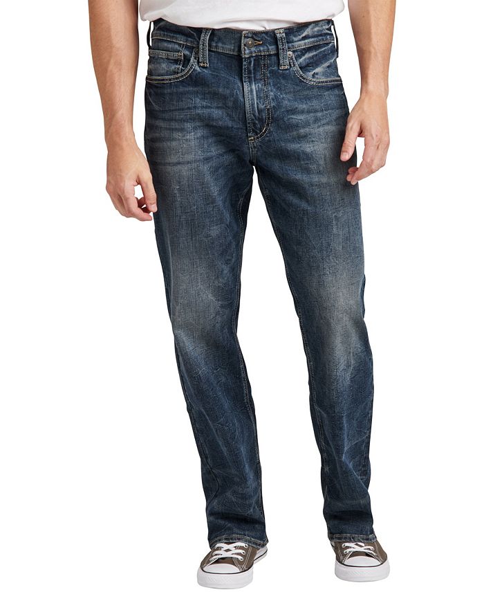 Silver Jeans Co. Men's Gordie Loose Fit Straight Leg Jeans - Macy's