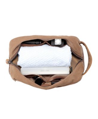 Stone Creek Waxed Canvas Toiletry Bag