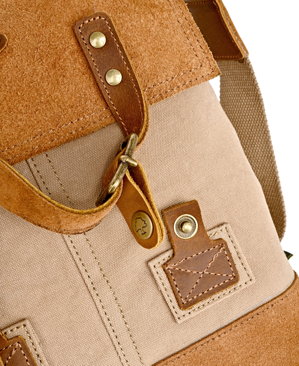 Tsd Brand Valley Oak Canvas Crossbody Bag