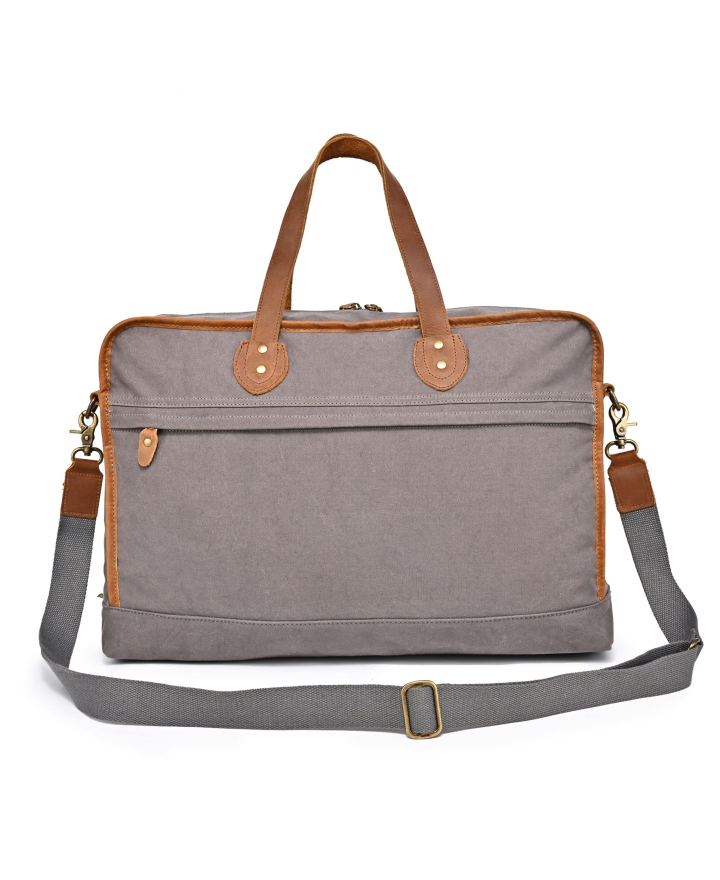 Сумка TSD BRAND Valley Oak Large Canvas Weekender, цвет: Серый — фото 6